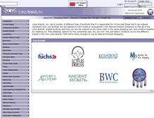 Tablet Screenshot of lotusbrandsmall.com